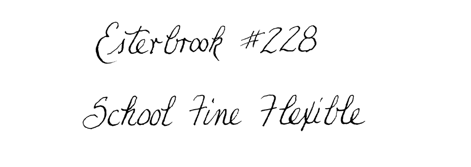 ESTERBROOK #228 SCHOOL FINE FLEXIBLE