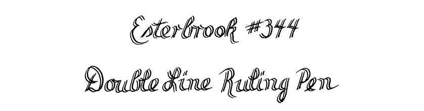 Esterbrook #344 Double Line Ruling Pen
